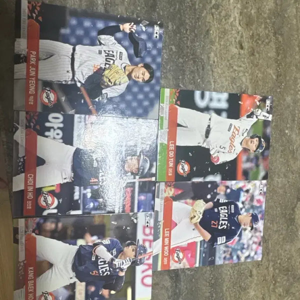 [BUNJANG] KBO Hanwha Eagles Player Cards Bundle Set / kbo 한화 카드(노멀) 일괄 판매