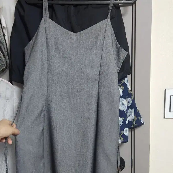 [BUNJANG] Grey Long Dress / [새상품] 그레이 롱 원피스