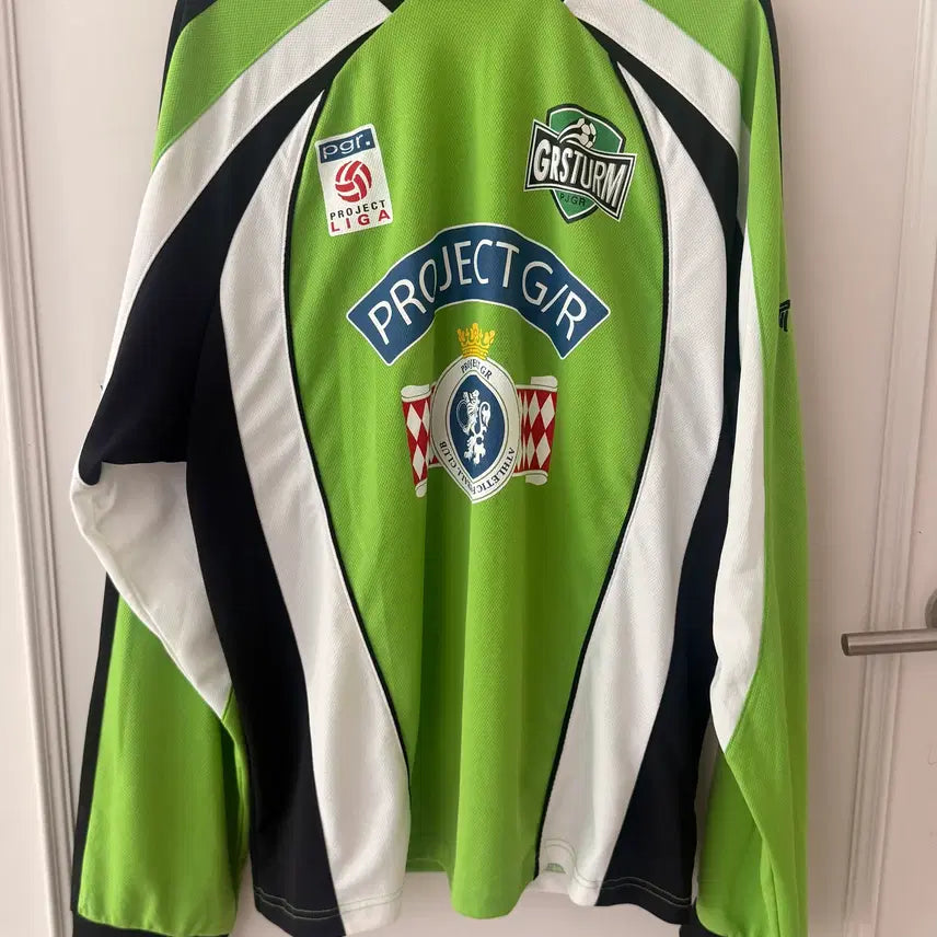 [BUNJANG] Project G/R Long Sleeve Football Jersey Green / 프로젝트 G/R 롱슬리브 풋볼 저지 그린