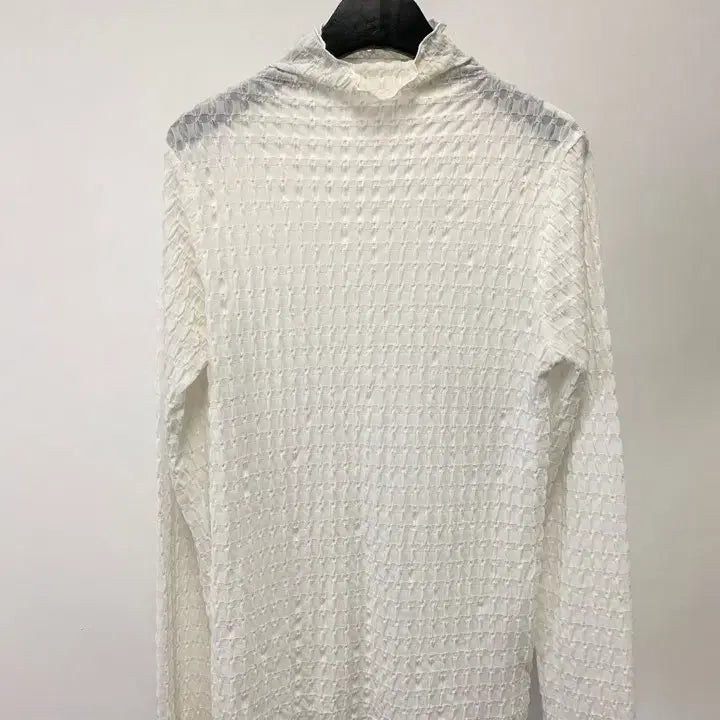[BUNJANG] LINALUCE Vintage Pattern Mesh Long Sleeve Top / 빈티지 LINALUCE 패턴 매쉬 롱 슬리브