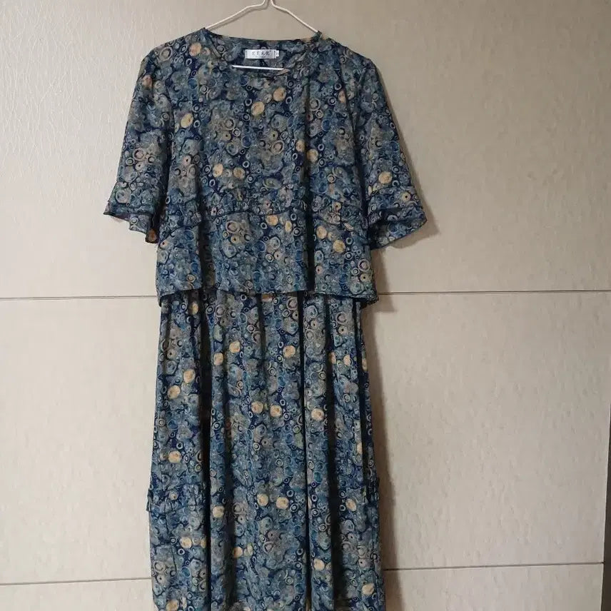 [BUNJANG] Chiffon Floral Ruffle Dress / 쉬폰 플로럴 프릴 원피스