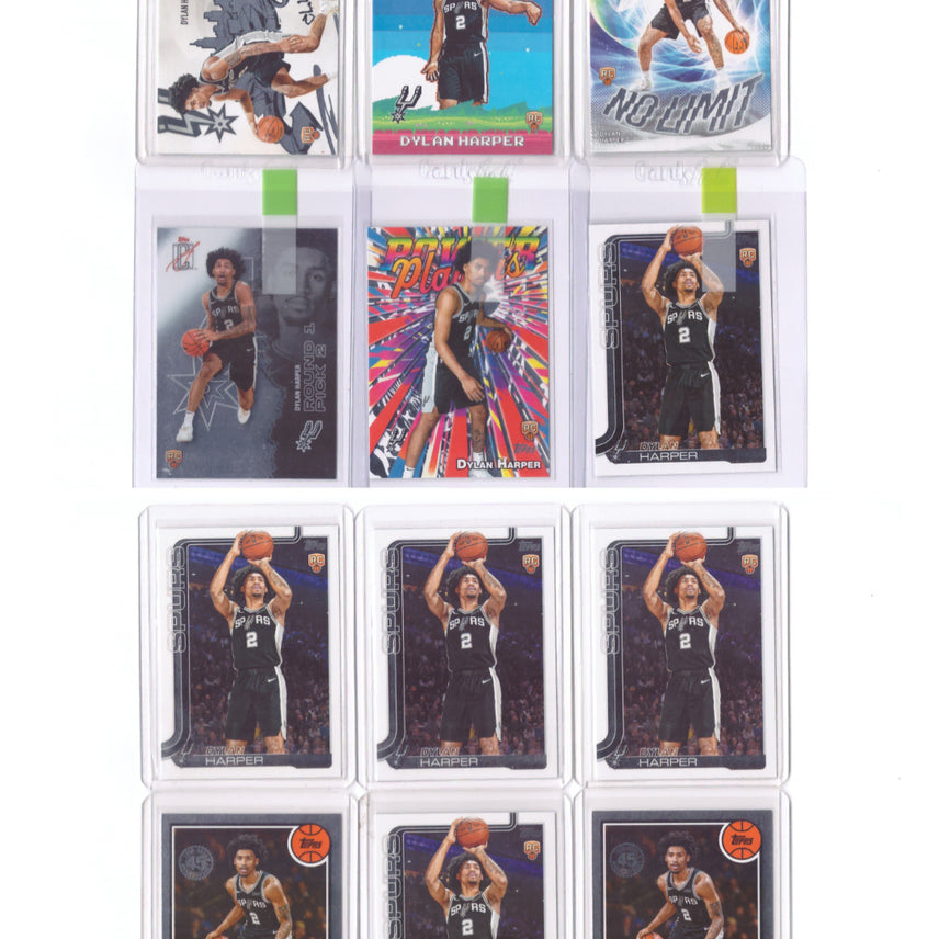 [BUNJANG] Dylan Harper Rookie Card Bundle Set (12 Cards) - NBA Basketball / 딜런 하퍼 루키 카드 12장 일괄 NBA 농구 탑스 바스켓볼