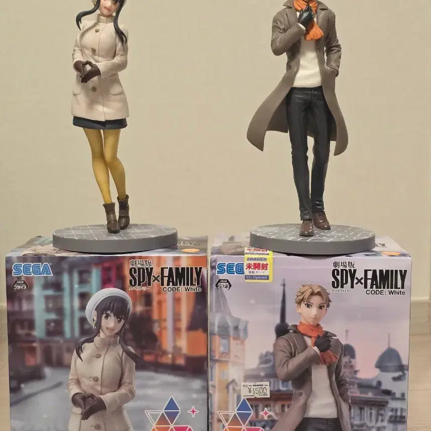 [BUNJANG] Spy x Family White Code Yor & Loid Figure Set / 스파이 패밀리 화이트코드 요르 로이드 개봉 피규어 세트