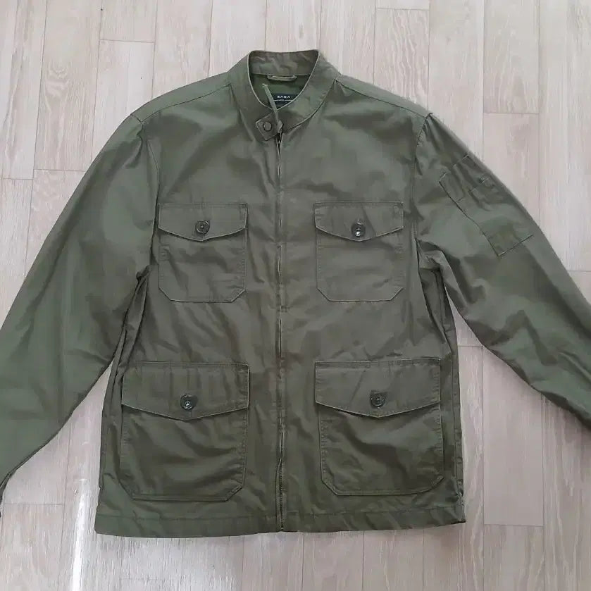 [BUNJANG] ZARA Field Parka Jacket M Khaki / 자라 ZARA 필드 야상 자켓 M 카키