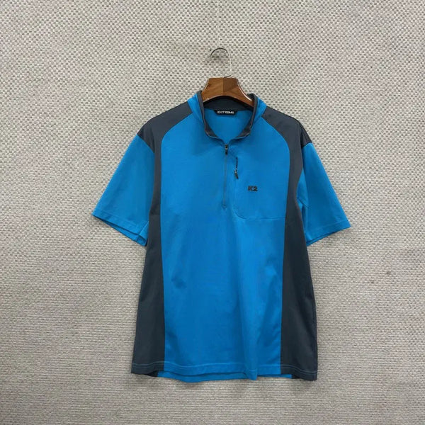 [BUNJANG] K2 Functional Half-Zip T-Shirt Size 100 / K2 등산 기능성 반집업 반팔티 100 D04971