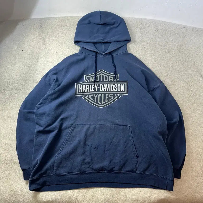 [BUNJANG] Harley-Davidson Vintage Hoodie / 110 할리데이비슨 빈티지 후드티  #471