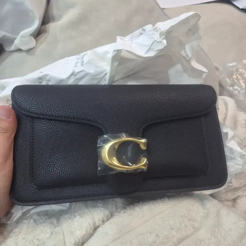 [BUNJANG] Coach Tabby Shoulder Bag Black Leather / 코치 태비 숄더백 블랙