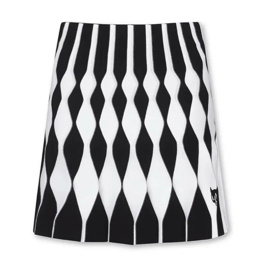 [BUNJANG] WAAC Argyle Pattern Knit Culottes Skirt / [새상품] 왁 골프 아가일패턴 니트 큐롯 스커트