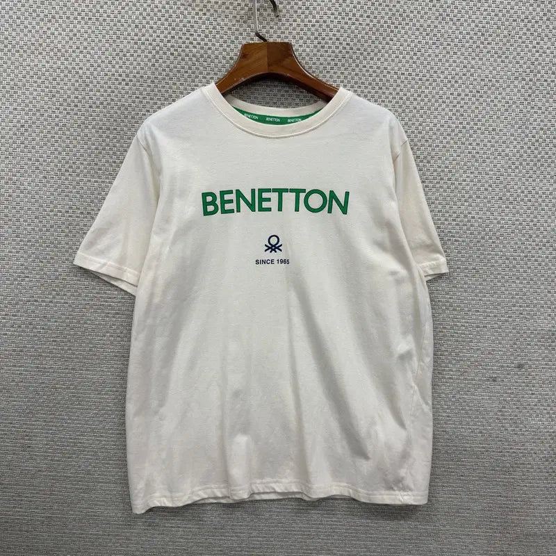[BUNJANG] Benetton Short Sleeve T-Shirt M / 베네통 반팔티 M D04919