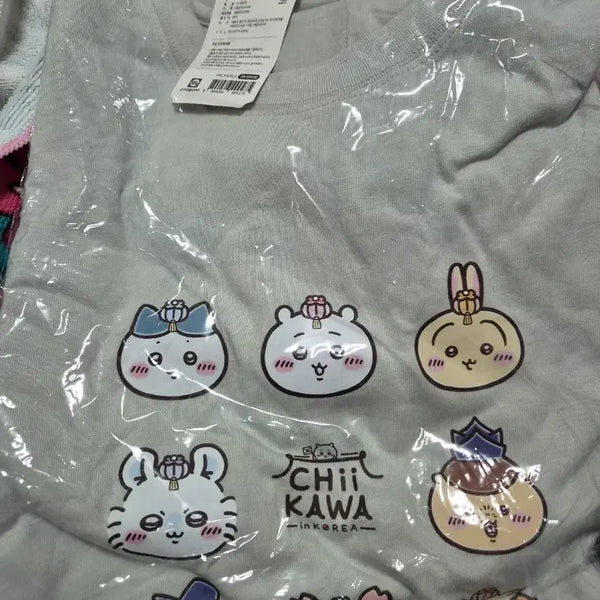 [BUNJANG] Chikawa Hanbok Short-Sleeve T-Shirt / (새상품)용산 치이카와샵 한복 반팔티셔츠 먼작귀