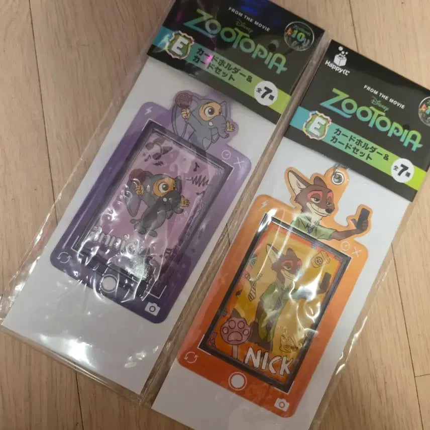 [BUNJANG] Zootopia Disney 'E' Card Holder Set Bundle / 주토피아 E상 카드 홀더 세트 일괄판매