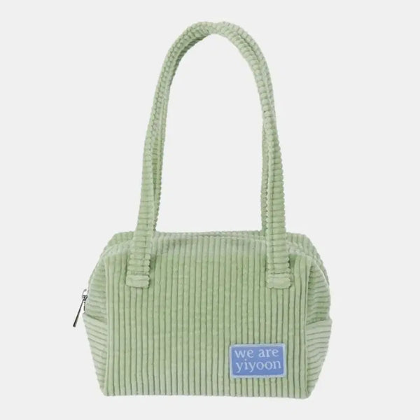 [BUNJANG] Wei Yoohn Corduroy Avocado Handy Pouch / [새상품] 위아이윤 핸디파우치 코듀로이 아보카도