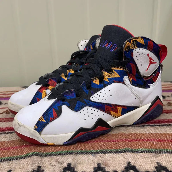 [BUNJANG] Nike Jordan 7 Retro Nothing But Net Sneakers / 나이키 조던7 레트로 낫띵 벗 넷 스니커즈 235 X03388