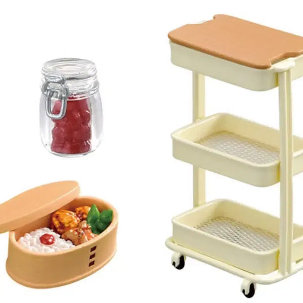 [BUNJANG] Re-Ment Chef's Kitchen Trolley / 푸치샘플 요리사 주방 리멘트 트롤리