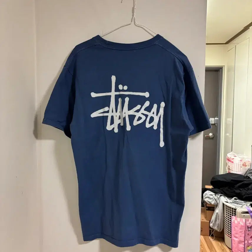 [BUNJANG] Stüssy Basic Stüssy T-Shirt Midnight / 스투시 베이직 스투시 티셔츠 미드나잇 2022