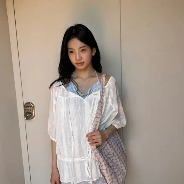 [BUNJANG] In&Yang Harmony Siesta Blouse Ivory / 인앤양인하모니 siesta블라우스(택달린새상품)