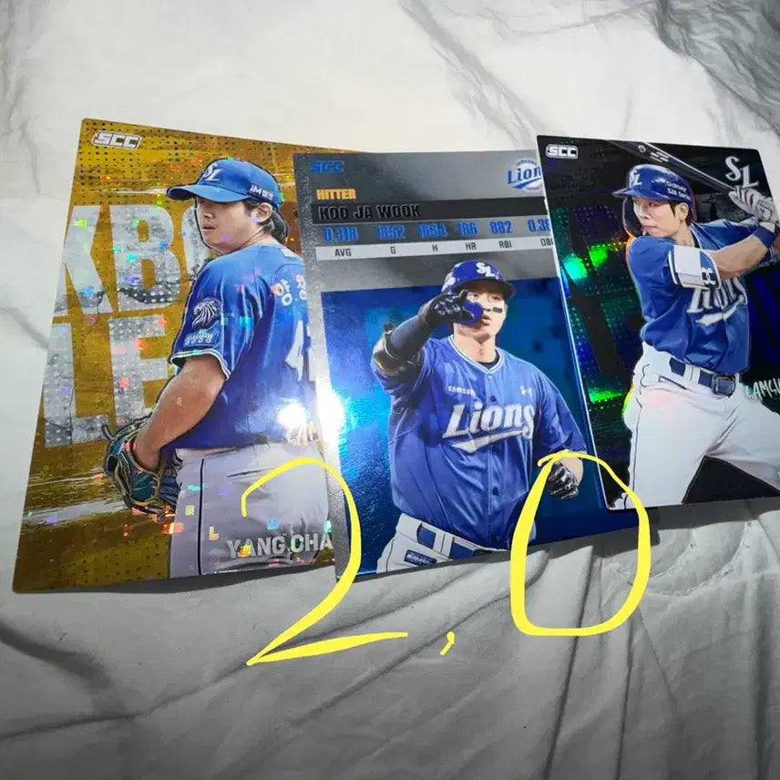 [BUNJANG] Samsung Lions Baseball Player Photocard Bundle / 삼성 라이온즈 구자욱,양창섭,김지찬 포토카드 일괄판매