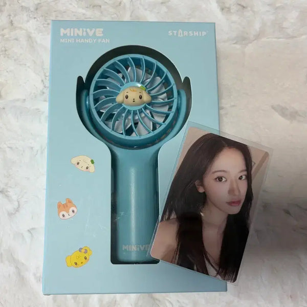 [BUNJANG] IVE Yujin Mini Bros Fan (Photocard Included) / 아이브 유진 미니브 팝업 굿즈 선풍기 판매(포토카드 포함)
