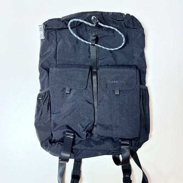 [BUNJANG] Bamkel Mellow String Daily Nylon Backpack Mini (Black) / 밤켈 백팩 새 상품