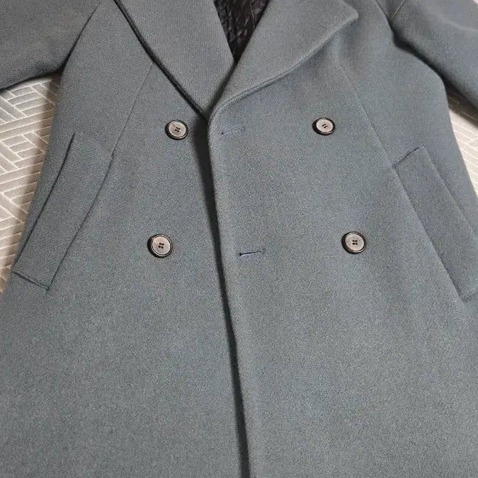[BUNJANG] Men's Double-Breasted Wool Coat / 남성 코트