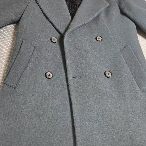 [BUNJANG] Men's Double-Breasted Wool Coat / 남성 코트