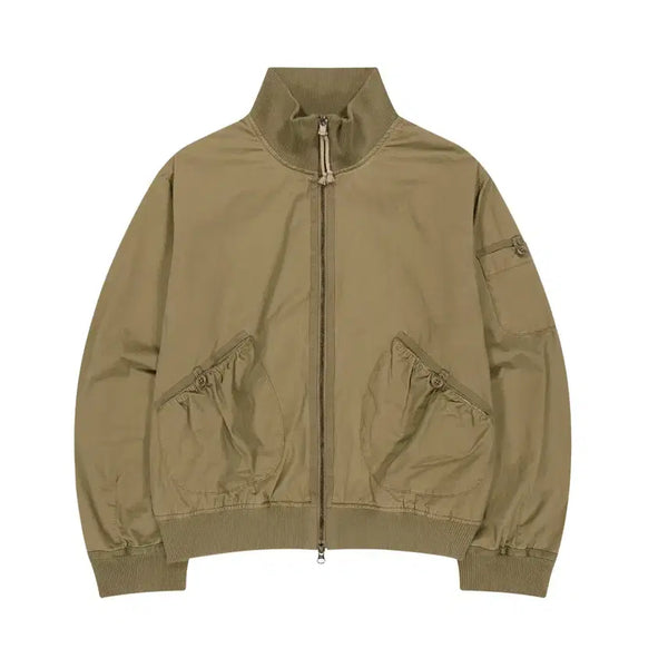 [BUNJANG] KOSEIO Dusty Bomber Jacket Beige / 코이세이오 더스티 봄버 자켓 베이지  2