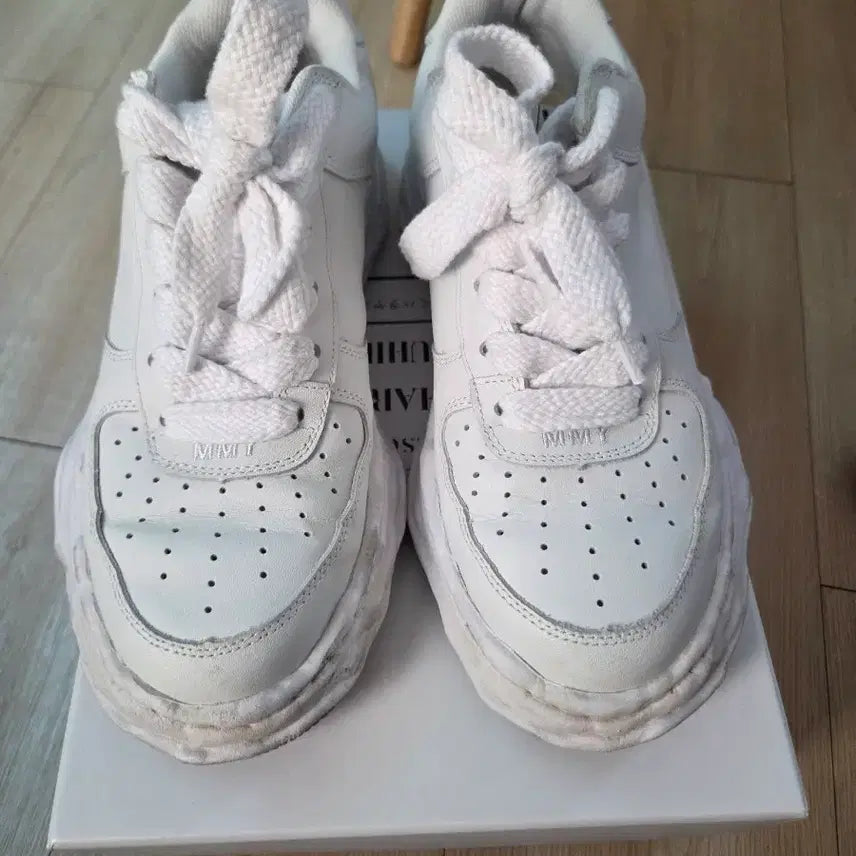 [BUNJANG] Mihara Yasuhiro Wayne Sneakers White Size 43 / 미하라야스히로 웨인 화이트 43사이즈