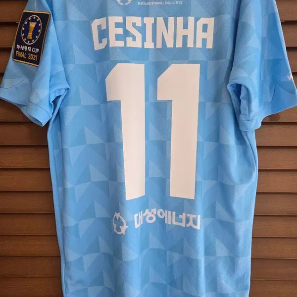 [BUNJANG] Daegu FC 2021 Home Player Version Replica Jersey (Size L) - FA Cup Final Edition / 2021 대구fc 세징야 유니폼 FA컵 결승