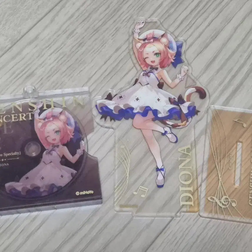 [BUNJANG] Genshin Diona Concert Acrylic Stand & CD Bundle Set / 원신 디오나 콘서트 아크릴 스탠드,CD 아크릴 일괄