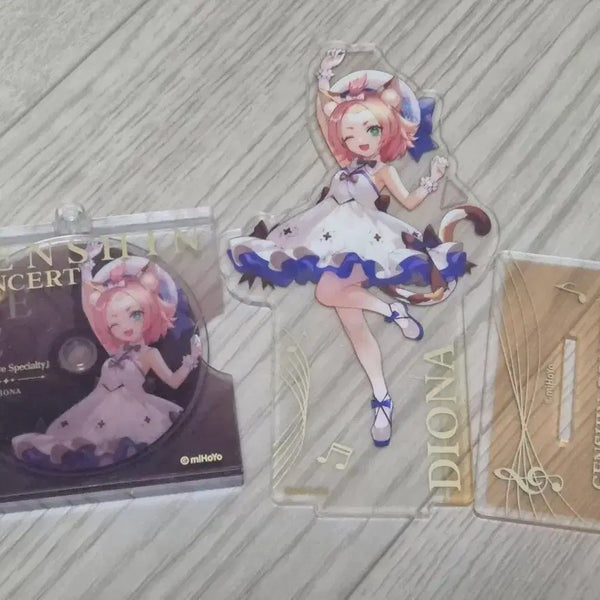 [BUNJANG] Genshin Diona Concert Acrylic Stand & CD Bundle Set / 원신 디오나 콘서트 아크릴 스탠드,CD 아크릴 일괄
