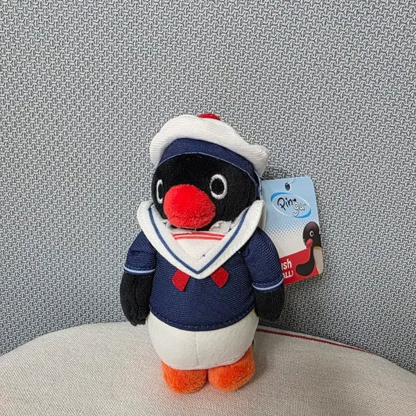 [BUNJANG] Pingu Marine Sailor Bag Charm Keychain Doll 10cm / [정품/새상품]핑구 마린 세일러 가방고리 키링 인형 10cm