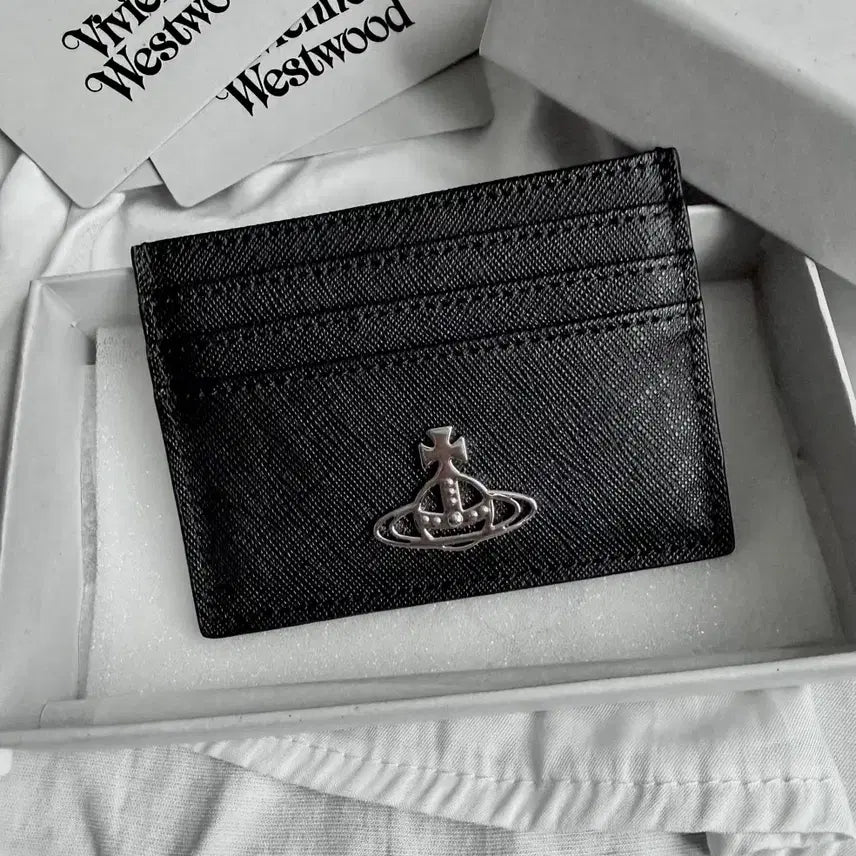 [BUNJANG] Vivienne Westwood Black Card Holder / 비비안웨스트우드 카드지갑 블랙