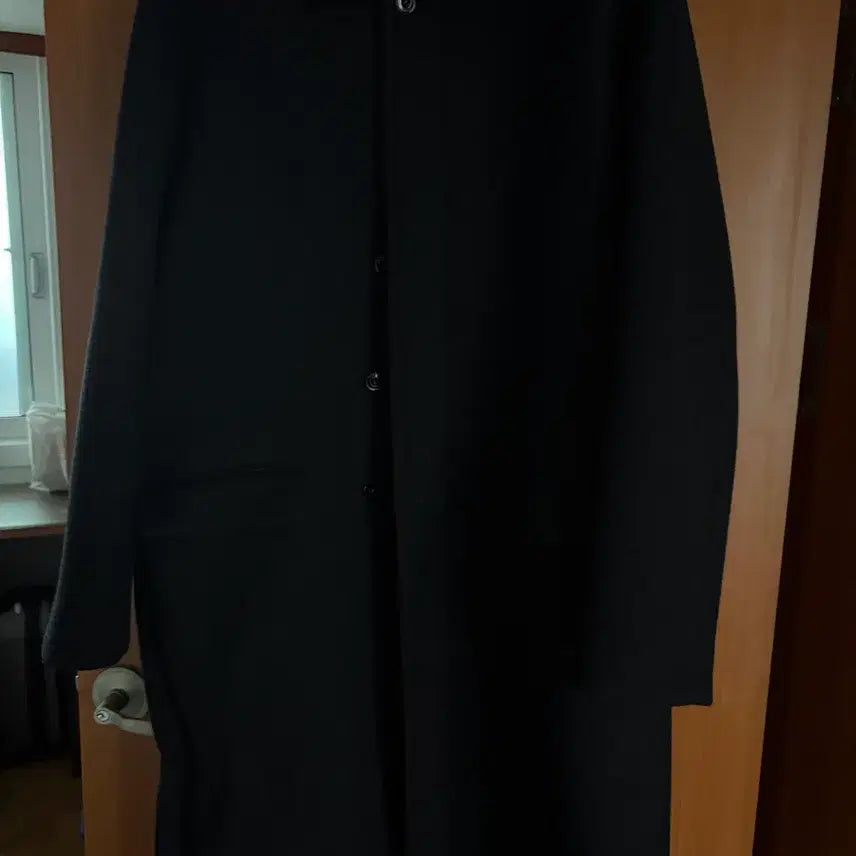 [BUNJANG] Pottery Melton Wool Mac Coat Black / [2] 포터리 멜튼 울 맥코트 블랙