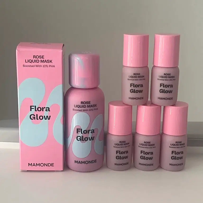 [BUNJANG] Mamonde Flora Glow Rose Liquid Mask Set / 마몽드 로즈 리퀴드 마스크80+75ml