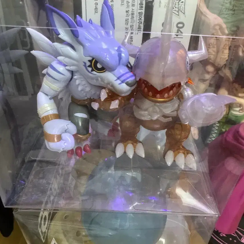 [BUNJANG] Digimon Plastic Model Kit - WereGarurumon & MetalGarurumon / 디지몬 프라바코 4번 7번 워가루몬 메탈그레이몬