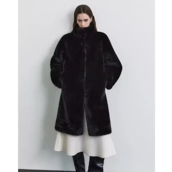 [BUNJANG] Karl Lagerfeld Fur Mink Coat / 칼라거펠트 퍼밍크(새제품)