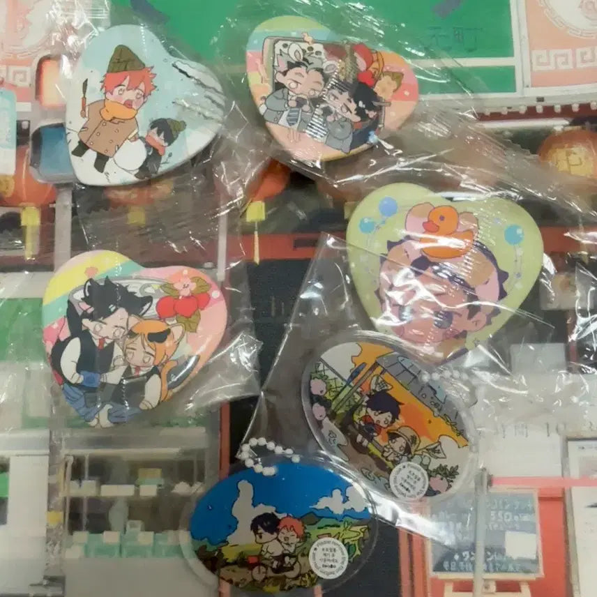 [BUNJANG] Haikyuu!! Acrylic Charm & Badge Set / 하이큐 아크릴 키링 뱃지