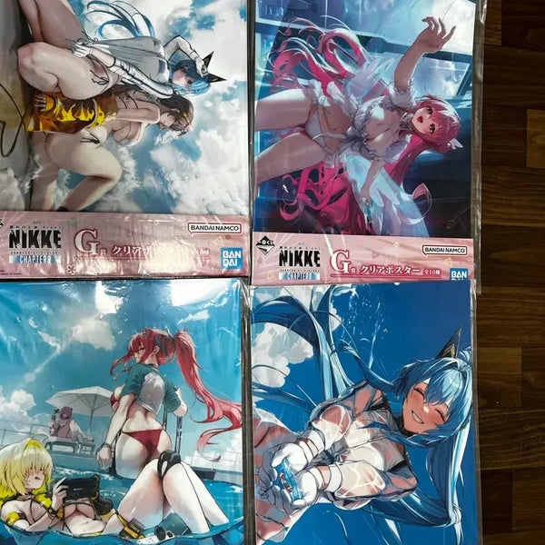 [BUNJANG] Nikke Kuzuhana Chapter 8 Poster Set (4 pcs) / 니케 쿠지 챕터8 포스터 4장 일괄