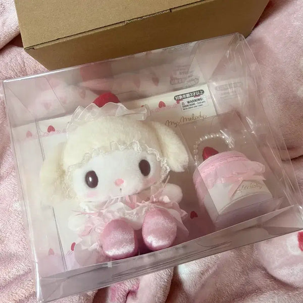 [BUNJANG] Sanrio Strawberry Whipping Cake My Melody Plush Doll / 산리오 딸기휘핑케이크 마이멜로디 누이 인형 쇼트케이크2 마이멜로디 누이 인형