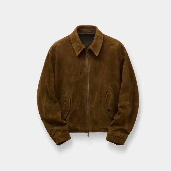 [BUNJANG] Coar 26FW Goat Suede Jacket Swing Top / [L] 쿠어 / 26fw 고트 스웨이드 자켓 스윙탑