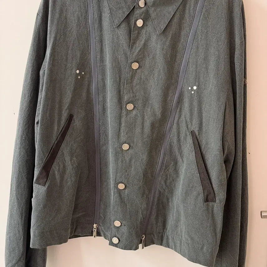 [BUNJANG] Opening Project Black Creased Jacket / 오프닝 프로젝트(OpeningProject)블랙크리드자켓