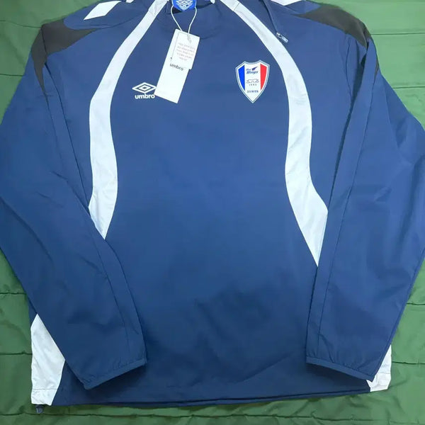[BUNJANG] Suwon Samsung Umbro Rain Top Navy L / 수원삼성 엄브로 레인탑 네이비 L