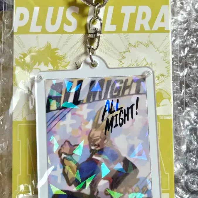 [BUNJANG] My Hero Academia All Might Signed Keyring / 히로아카 올마이트 사인 키링 키홀더 싸인 바쿠고 점프샵 미개봉
