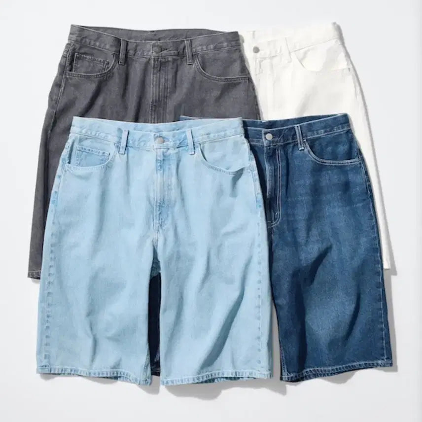 [BUNJANG] Uniqlo Denim Short Pants / 유니클로 데님 쇼트 팬츠