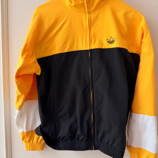 [BUNJANG] Adidas Block Warm-up Zip-up Jacket / 아디다스(ADIDAS)의 블록 웜업 집업 재킷