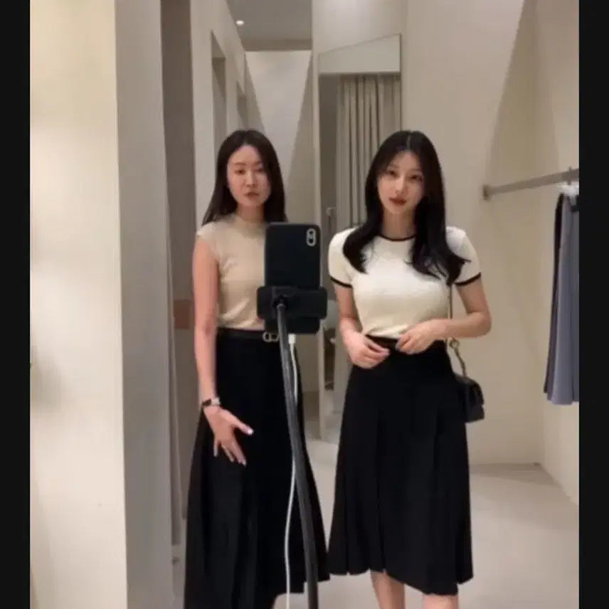 [BUNJANG] Sie Tob Slit Maxi Skirt - Black / 시에 sie 토브 슬릿 맥시 스커트_블랙s