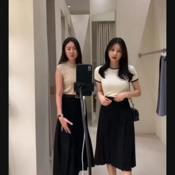 [BUNJANG] Sie Tob Slit Maxi Skirt - Black / 시에 sie 토브 슬릿 맥시 스커트_블랙s