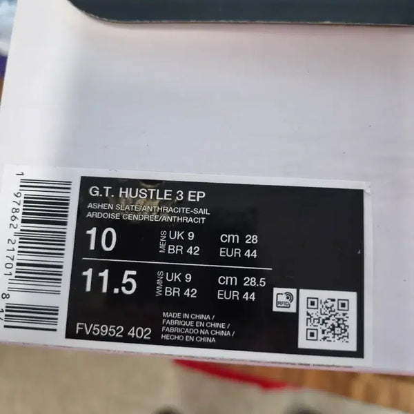 [BUNJANG] Nike GT Hustle 3 EP Ash Slate/Anthracite / 나이키 GT 허슬 3 EP 애쉬 슬레이트/앤트러사이트