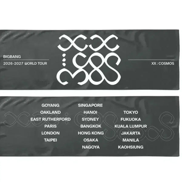 [BUNJANG] BIGBANG 20th Anniversary Tour Slogan Towel / 빅뱅 20주년 투어 슬로건 타올
