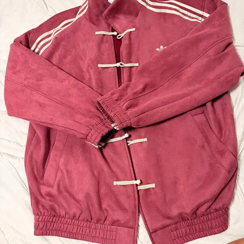 [BUNJANG] Adidas Burgundy Track Jacket / 중디디스 중티다스 버건디 아디다스